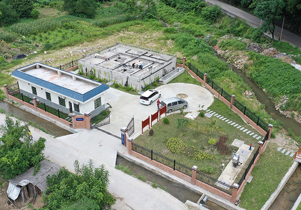 廣東整縣推進村鎮(zhèn)污水處理15個示范項目之一，提高陽山縣縣城污水處理率，改善城鄉(xiāng)人居環(huán)境
